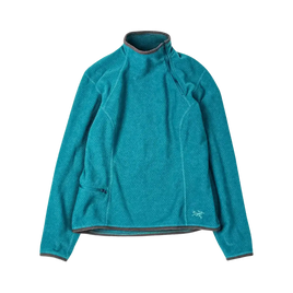 00's ARC'TERYX Polartec® waffle fleece Asymmetric half zip pullover