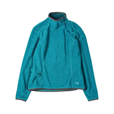 00's ARC'TERYX Polartec® waffle fleece Asymmetric half zip pullover