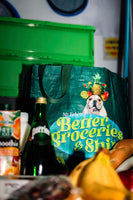Mr.Eebett's Better Groceries & Shit Market bag